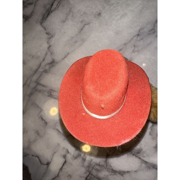 VTG The Bialosky Treasury Nutmeg 2 II Teddy Bear Girl Jointed 8" 1995 Red Hat - Picture 9 of 9